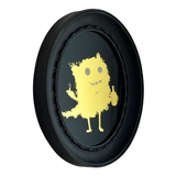 Dust Guy | Edition | Reverse Glass Gold Leaf Painting